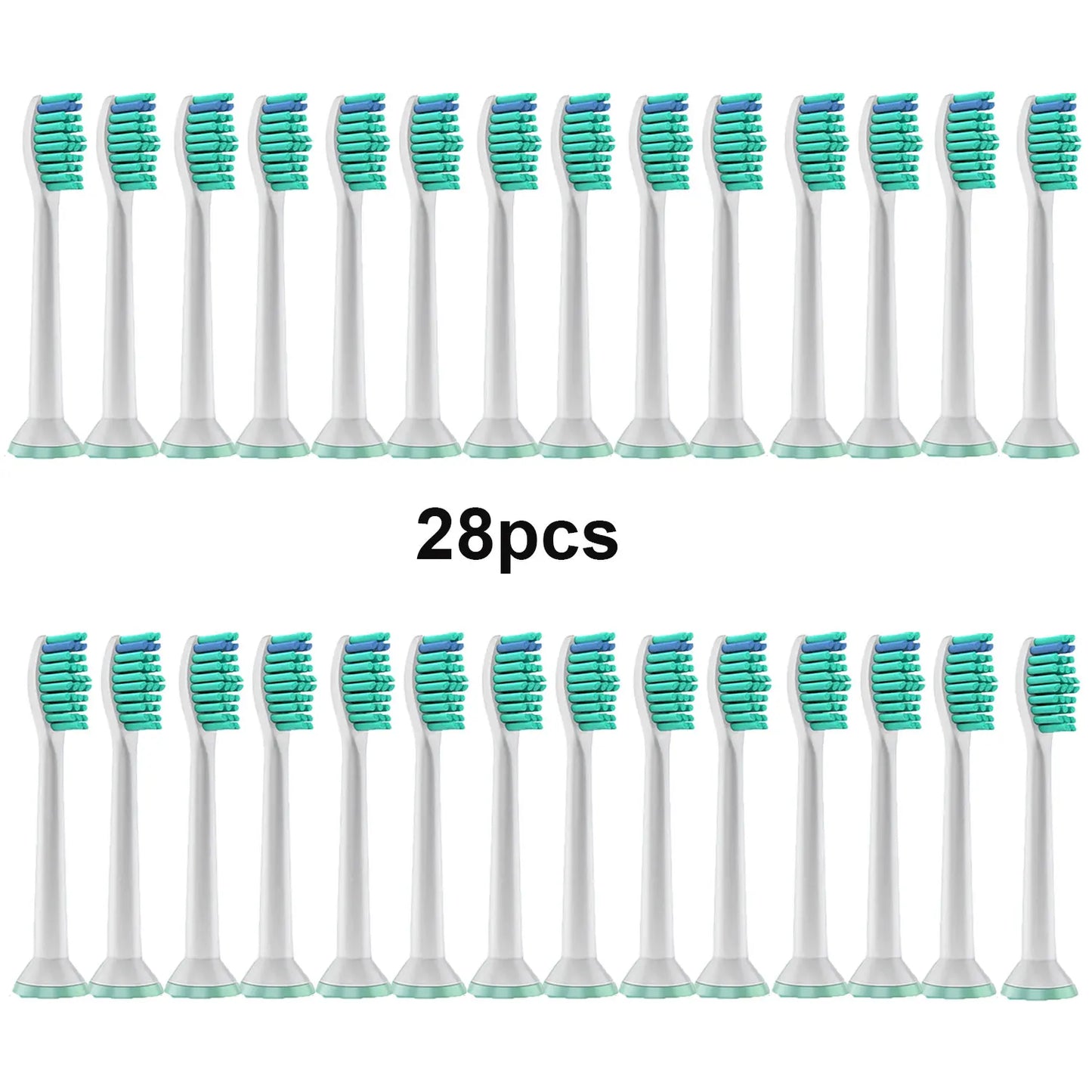 4-32PCS Replacement Toothbrush Heads – Compatible with Philips Sonicare Electric Toothbrush Models 1100/2100/4100/4300/5100/5300/6100