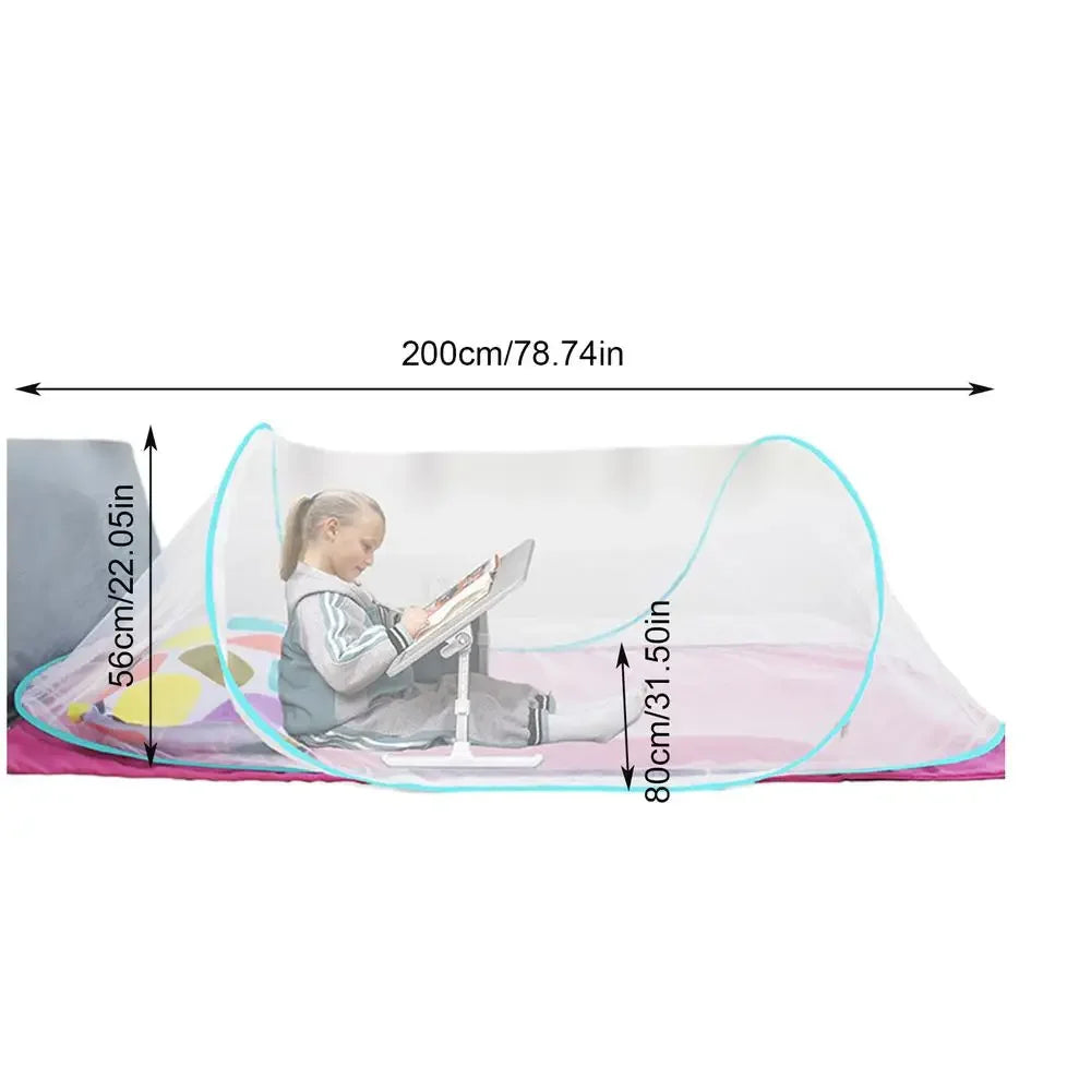 Outdoor Camping Mosquito Net – Foldable Portable Bed Tent for Family Picnics & Travel, No Installation Needed