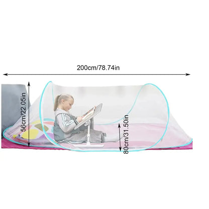 Outdoor Camping Mosquito Net – Foldable Portable Bed Tent for Family Picnics & Travel, No Installation Needed