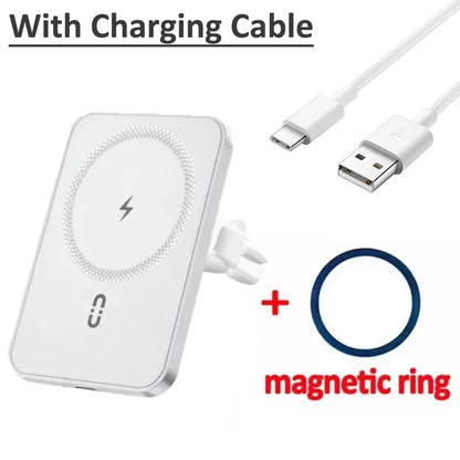 MagSafe Car Air Vent Phone Holder - Magnetic Wireless Charger Mount for iPhone 17 16 15 14 13 12 Pro Max Fast Charging