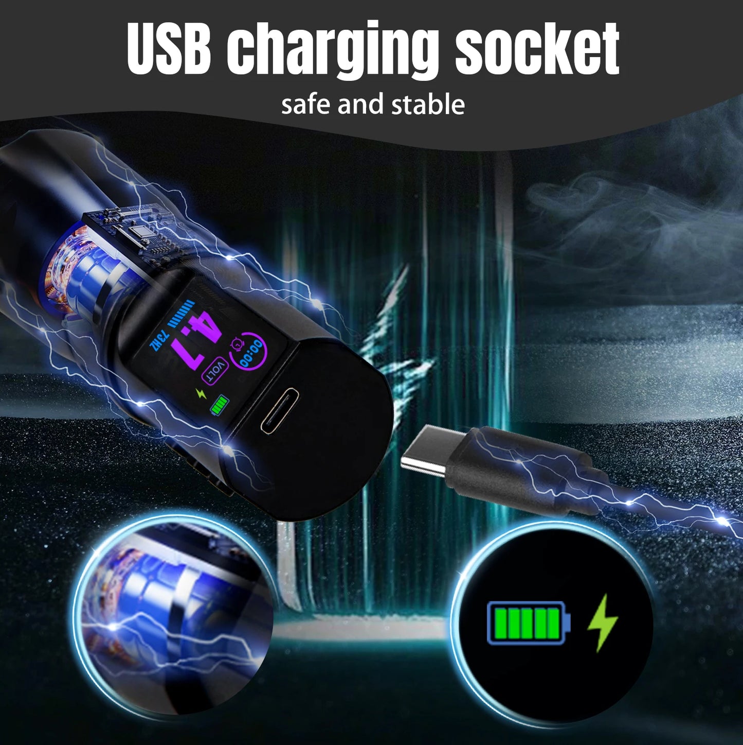 Wireless Tattoo Pen Machine – Dual Mode Direct Drive with IPS Screen, 1800mAh Battery & Timing Function for Professional Tattoo Artists