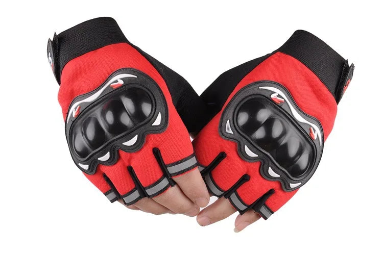 Men's Motorcycle Racing Gloves – Breathable Closed Finger Gloves for Outdoor Sports & Crossbike Riding
