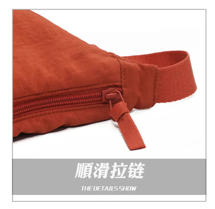 Upgraded Women's Messenger Bag – Simple Design Nylon Hobo, Small Vintage Shoulder Purse & Cloth Handbag