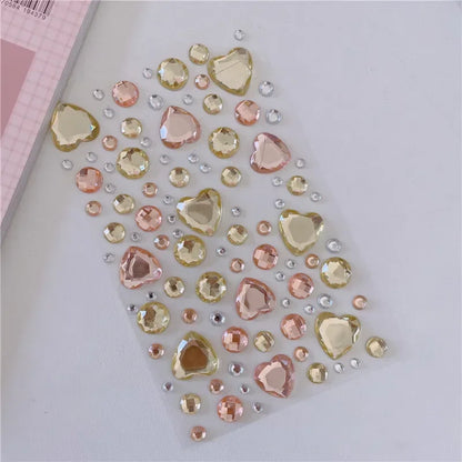 Glitter Face Rhinestone Stickers - Kids Eye & Face Diamond Jewels for Festival Makeup, Parties & Creative Looks
