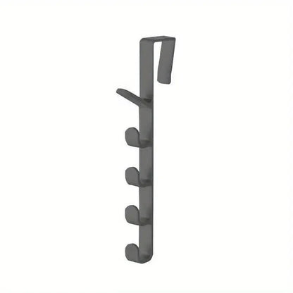 Over-the-Door Bedroom Hanger — Plastic Clothes & Bag Rack for Home Storage Organization