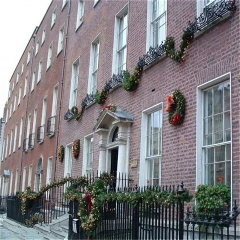 2M Christmas Ribbon Garland – Festive Tree, Party & Wedding Decoration