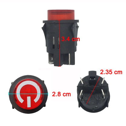 Kids Electric Ride-On Car Switch - Replacement Power Switch for Toy Cars, Motorcycles & Remote Control Vehicles