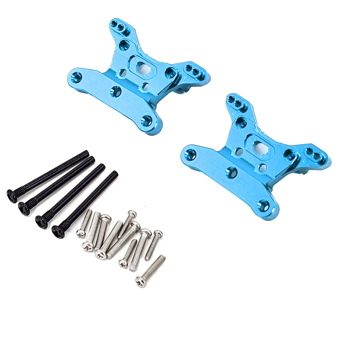 Upgraded Metal Suspension & Aluminum Parts Kit – Front & Rear Wheel Hubs, Bearings & Steering Rod for SCY16101/16102Pro/16104/SG116/Q130 RC Cars