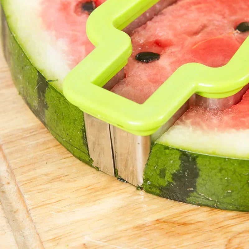 Stainless Steel Cute Tree Design Watermelon Cutter - Kitchen Gadgets for Effortless Watermelon Cutting, Salad, and Fruit Slicing