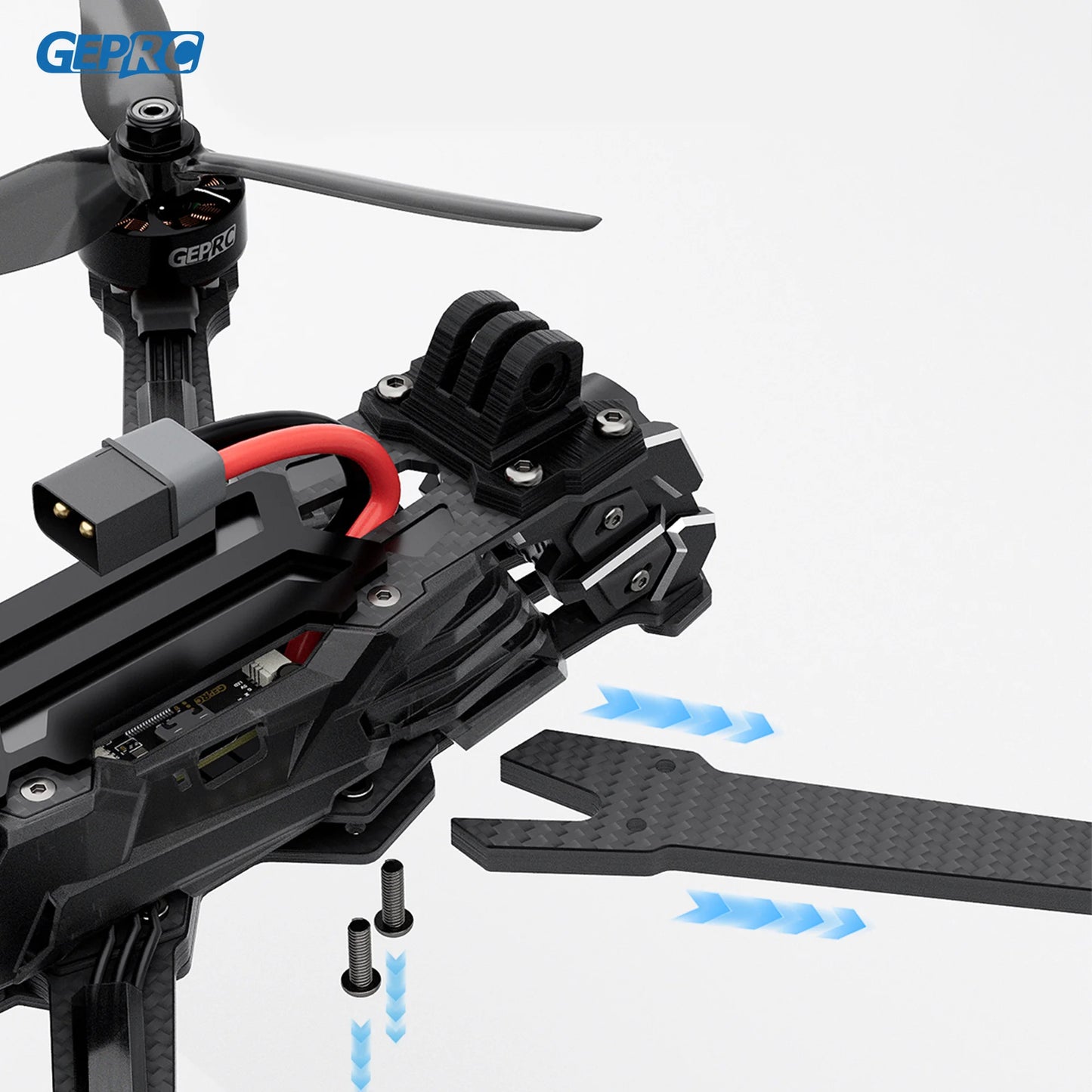 GEPRC Vapor-X5 D5 HD FPV Drone 5" – 4K 120fps Recording, O4 Air Unit, 2207E 1960KV Motor, Freestyle Quadcopter