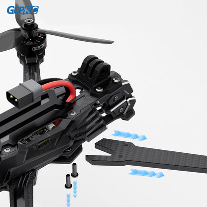 GEPRC Vapor-X5 D5 HD FPV Drone 5" – 4K 120fps Recording, O4 Air Unit, 2207E 1960KV Motor, Freestyle Quadcopter