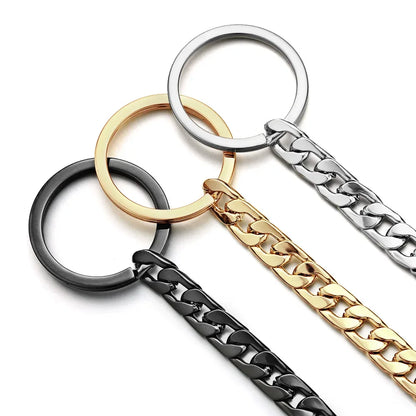 40cm Metal Key Chains – Wallet & Belt Chain for Hipster Pants, Hip Hop, Rock, Punk Street Style, Anti-Lost Keyring for Men (K404)