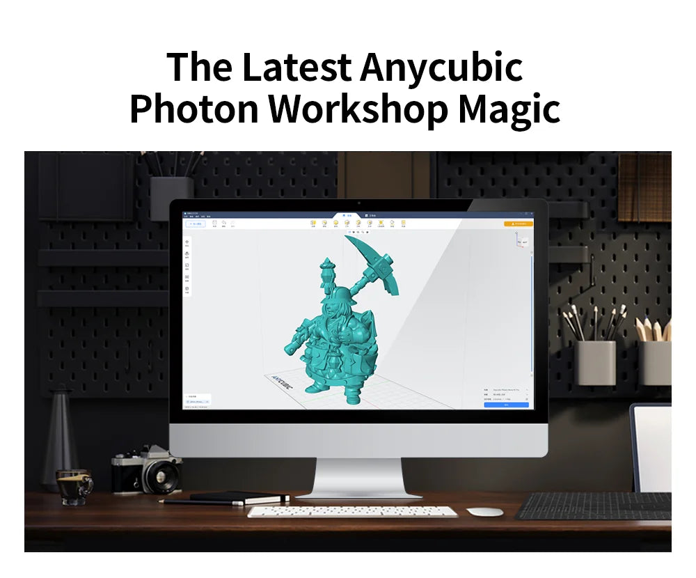 ANYCUBIC Photon Mono M7 Pro — 14K Mono MSLA 10.1" LCD Resin 3D Printer, 170mm/h, 223×126×230mm Printing Size