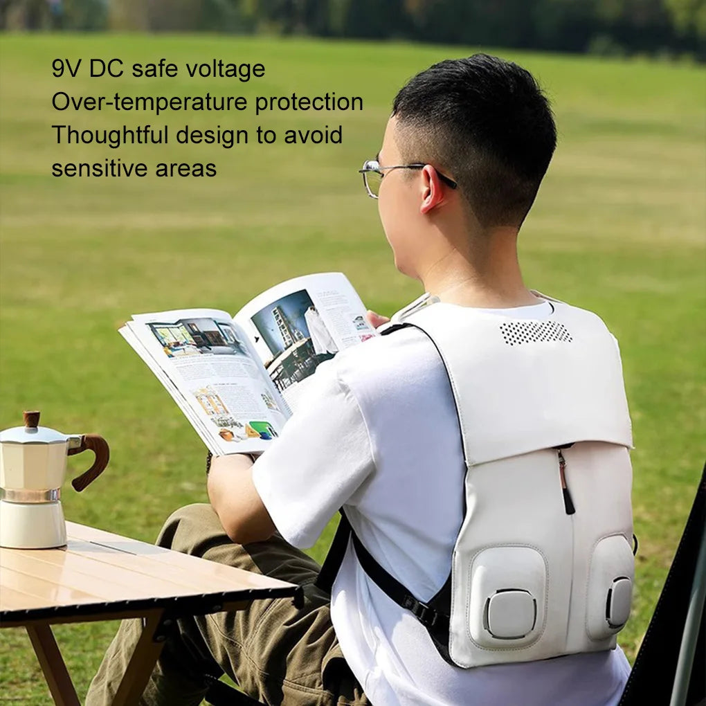 Semiconductor Cooling Vest - Wearable Ice Cooling Air Conditioning Vest for Outdoor Work and Summer Activities