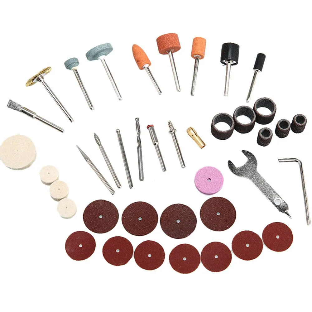 40PCS Micro Abrasive Tool Set | Electric Drill Multi-Rotor Accessory Set for Sharpening & Polishing