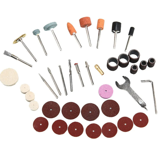 40PCS Micro Abrasive Tool Set | Electric Drill Multi-Rotor Accessory Set for Sharpening & Polishing