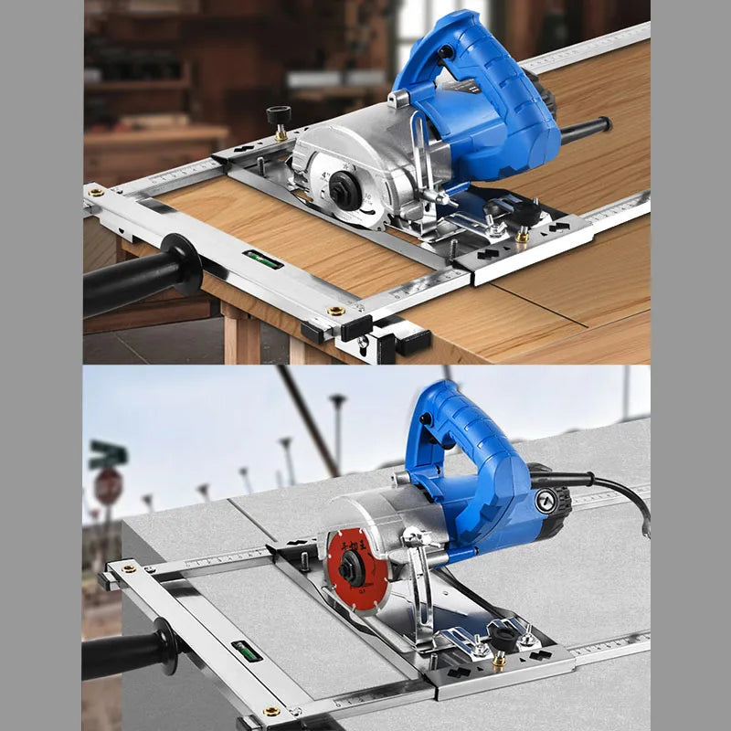 Electric Circular Saw Edge Guide - 4/5/7 Inch Cutting Board Bracket for Router Milling & Groove Tool