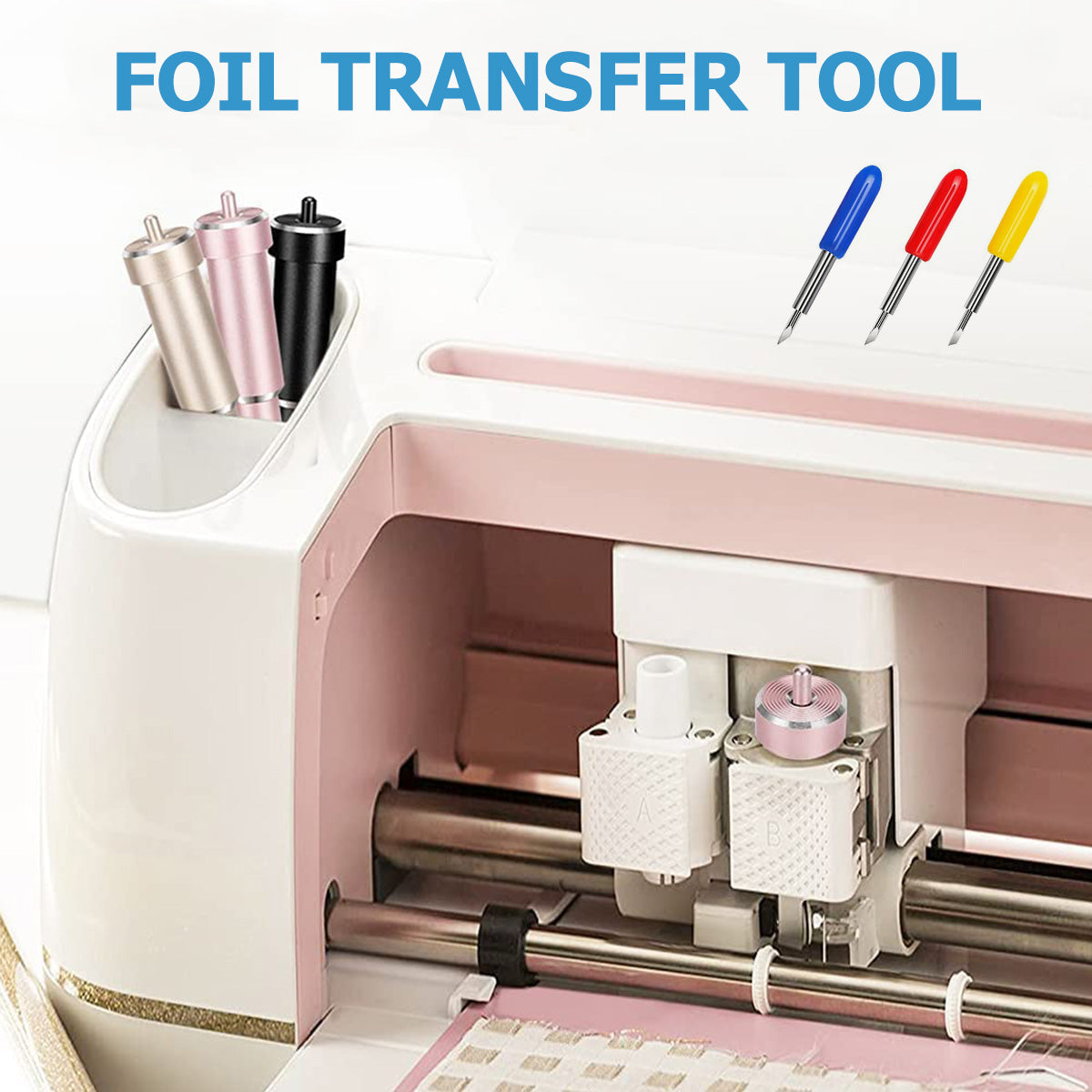 Replacement Cutting Blades for Cricut Maker & Explore Series – 30°/45°/60° Plotter Blades with Sturdy Housing