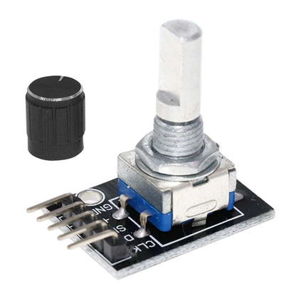 1-8PCS KY-040 Rotary Encoder Module - 360° Knob Switch Sensor Development Board for Arduino 5V DIY Projects
