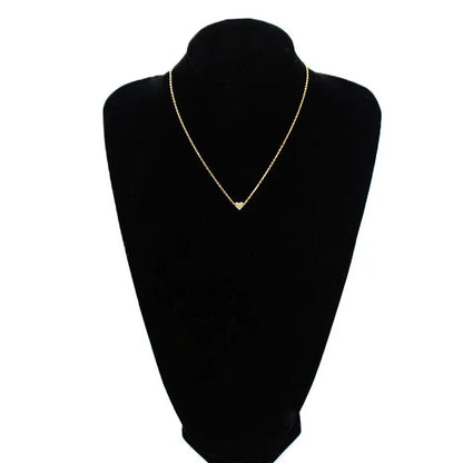 New Minimalist Clavicle Necklace for Women - Tiny Heart LOVE Necklace, Dainty Fashion Jewelry for Beach & Summer Collares Bijoux