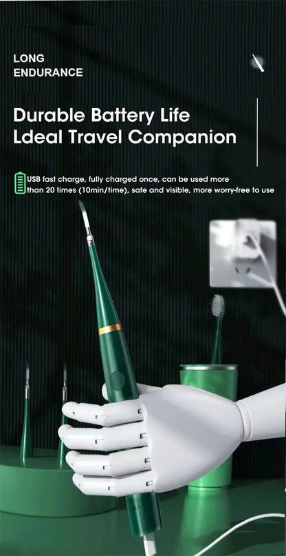Electric Sonic Toothbrush 3-in-1 – Tartar Removal, Teeth Whitening, USB Charging, Replaceable Brush Head for Oral Care