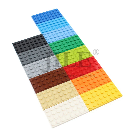 15pcs MOC 3035 Small Base Plates - 4x8 DIY Creative Building Blocks Bricks Compatible Kids Assembly Toys