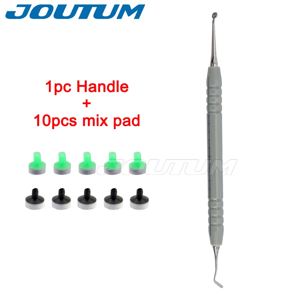Dental Resin Filling Kit — Light Cure Resin, Molding Tools, Spatula, Mixing Handle & Foam Pads for Teeth Whitening