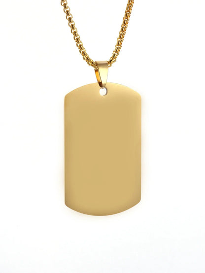 Stainless Steel $100 Bill Pendant Necklace for Men & Women – Fashion Lucky Wealth Jewelry Gift Necklace