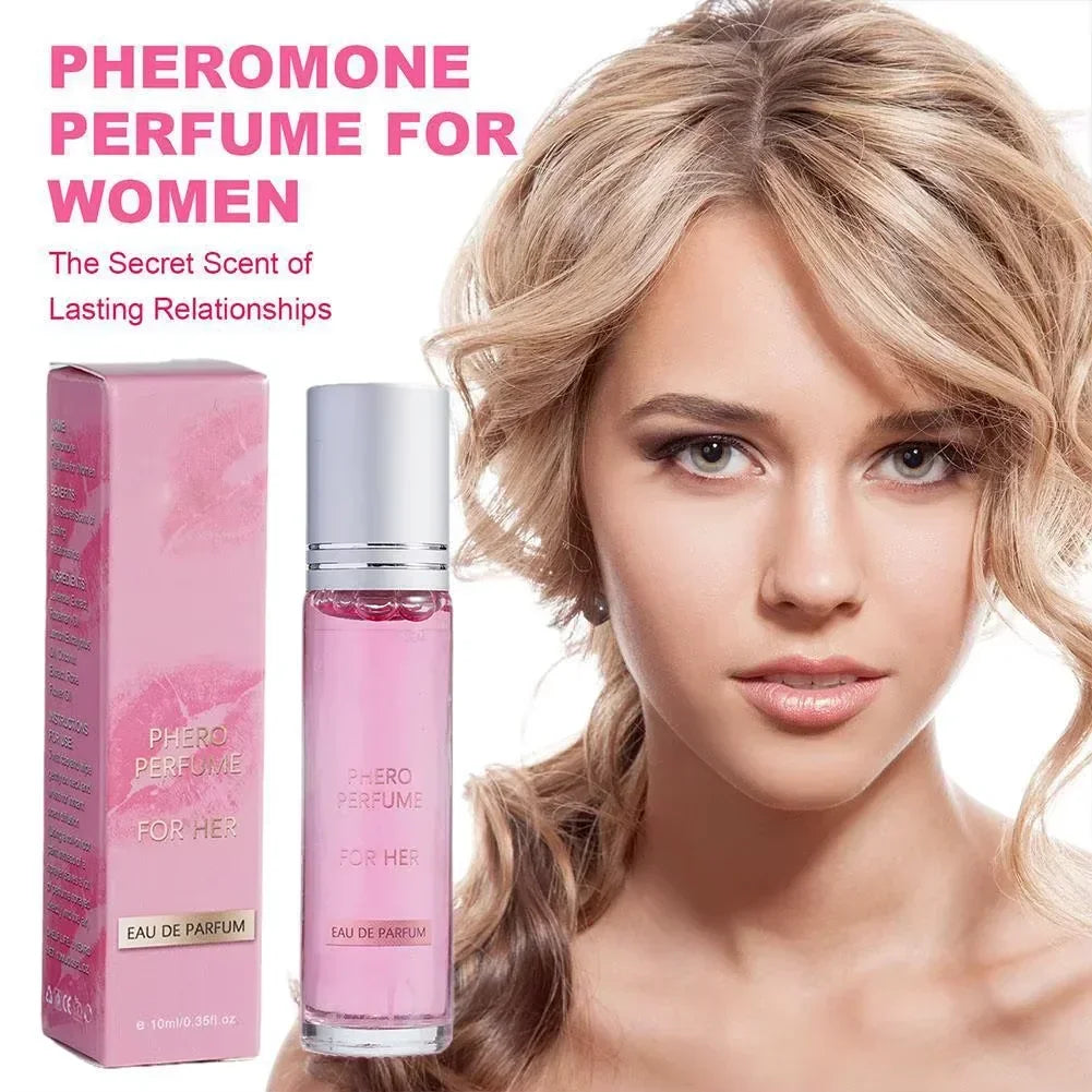 Flirting Pheromone Perfume Oil for Women — Long-Lasting, Sensual Fragrance Stimulating Body Scent