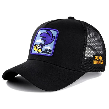 Anime Bunny TAZ DUCK Snapback Cap – Cotton Baseball Hat for Men & Women, Hip Hop Dad Mesh Trucker Cap