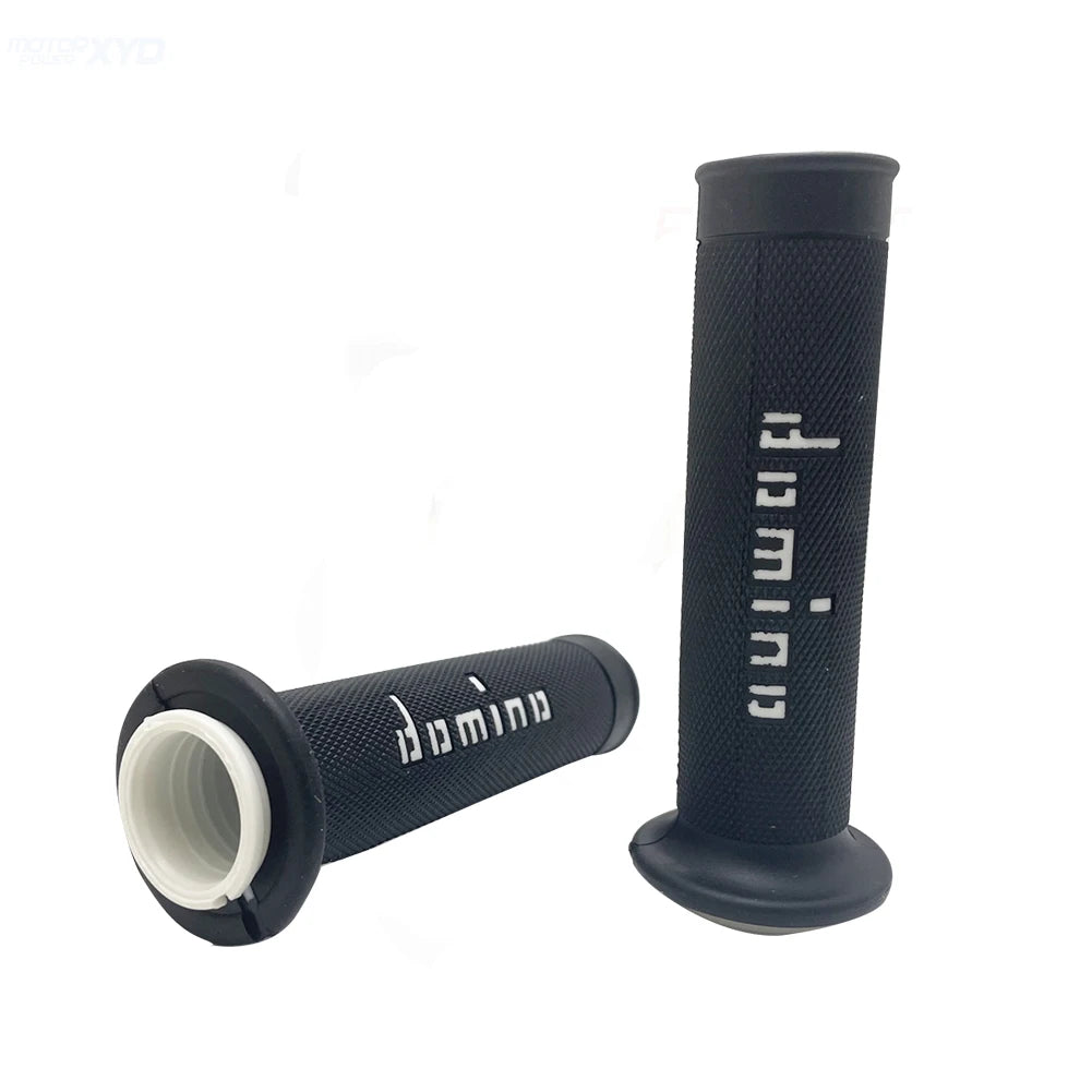 7/8" (22/24mm) Gel Rubber Domino Motorcycle Handlebar Grips — Universal for KTM Yamaha Pit Bike Motocross (9 Colors)