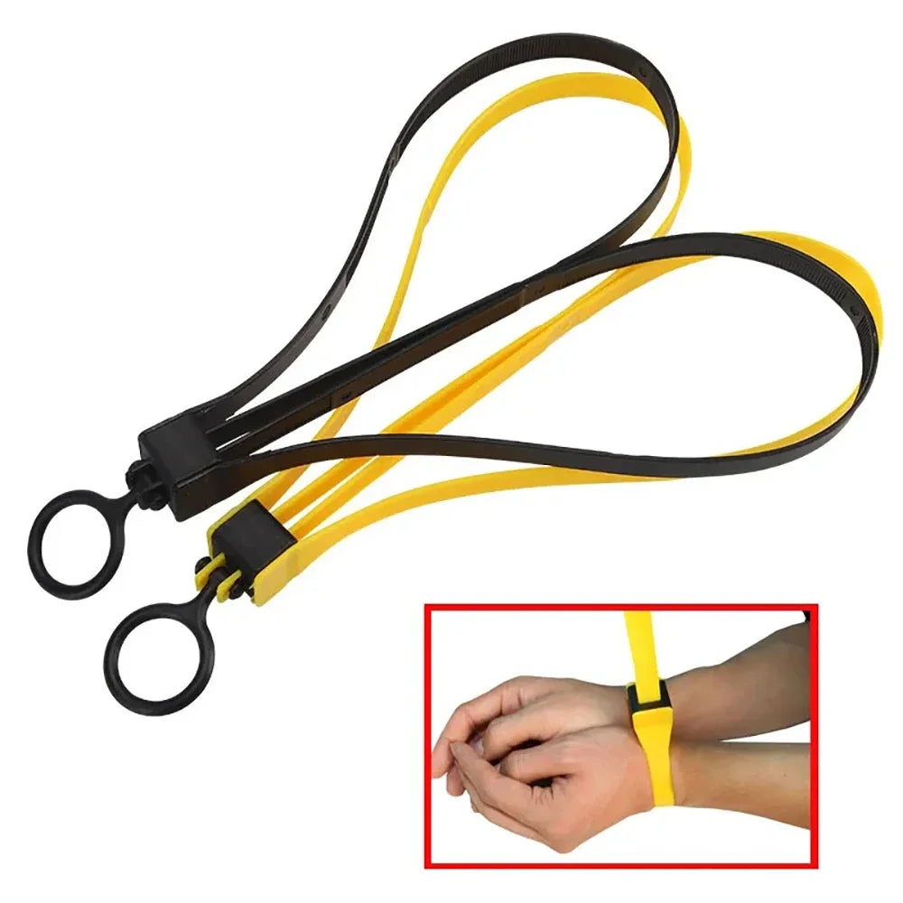 New Tactical Plastic Cable Ties – Disposable Handcuffs for Police, CS Gear, Hunting & Cosplay