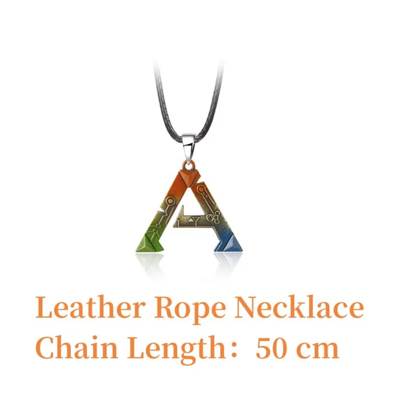 ARK Survival Evolved Logo A Metal Keychain – Game Inspired Alloy Keyring Pendant for Men & Women Car Bag Key Holder Gift