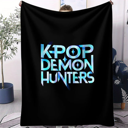 K-Pop Demon Hunters Flannel Blanket – 31 Styles Anime Throw for Home, Travel & Camping Fan Gift