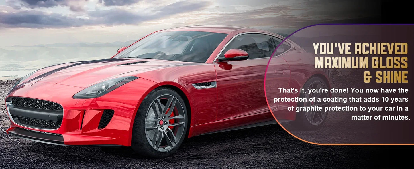 Graphene Ceramic Coating – 12H/20H Self-Healing UV Protection for Professional Car Detailing (10+ Years)