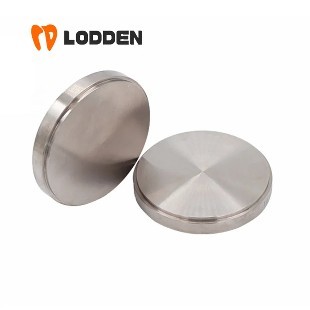 LODDEN 98mm GR2/GR5 Dental Titanium Disc — CAD/CAM Milling Block for Implants, Abutments & Dental Framework