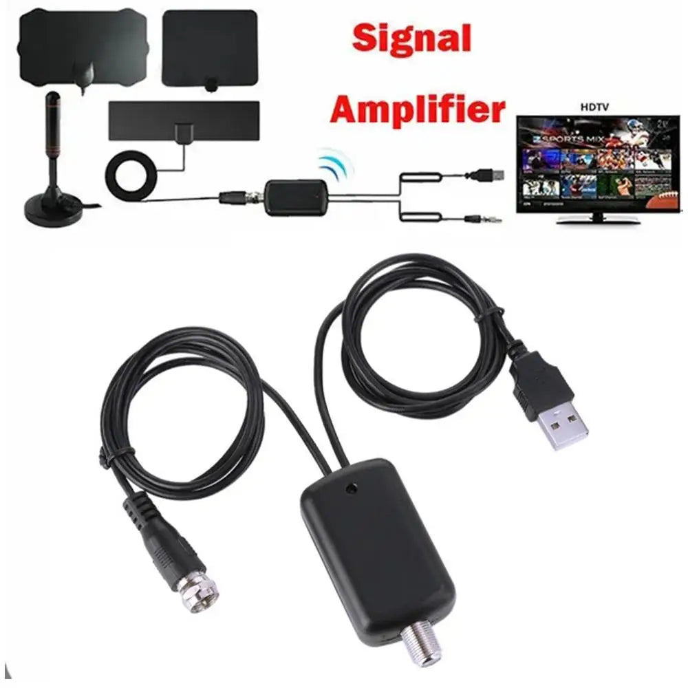 Digital TV Antenna Signal Amplifier – 4K UHD High-Definition Signal Enhancer for Better Reception