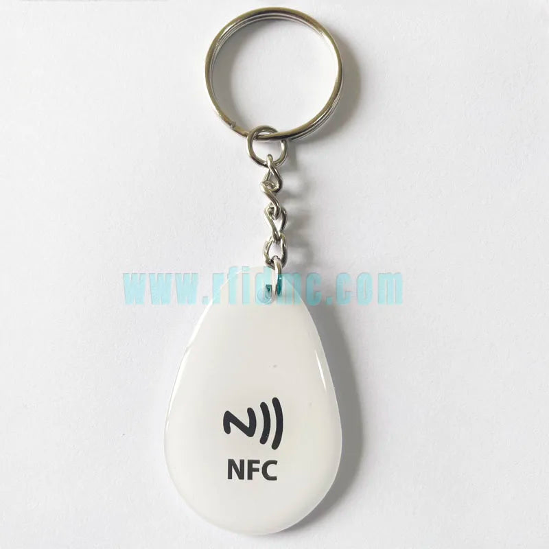 Instagram NFC Epoxy Key Tag – 13.56MHz RFID Proximity Keychain to Increase Followers