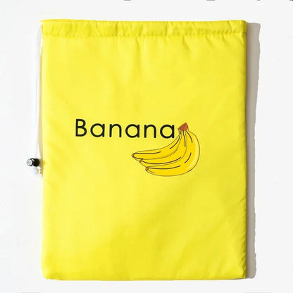 Insulated Fresh Keeper Bag - Reusable Vegetable Storage Organizer with Drawstring Closure for Bananas, Lettuce and Produce