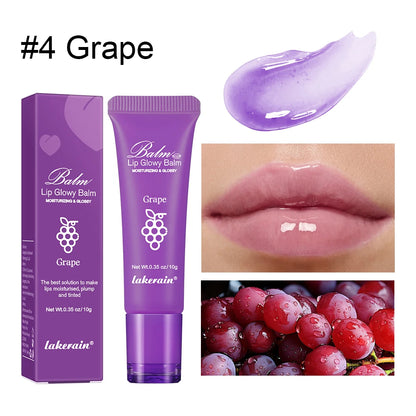Moisturizing Lip Glow Balm - Hydrating Liquid Lip Gel Mask for Smooth Plump Lips, Dead Skin Removal & Lip Line Care 10g