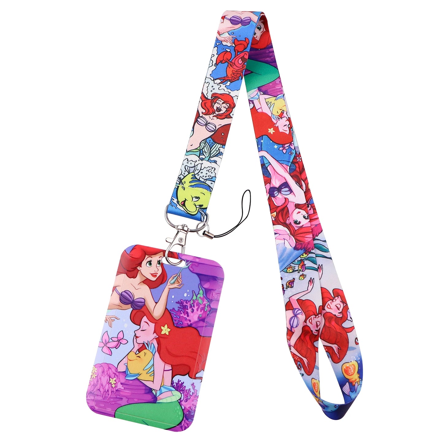 Cartoon Stitch Credential Holder Lanyard – Cute Neck Strap for Keychain, Pass & Credit Card Holder Accessories