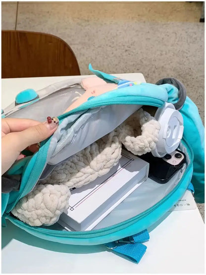 Cute Fufu Miku Ita Bag Backpack - Large Capacity Kawaii Anime Cosplay Bag for Girls, Concerts & Conventions