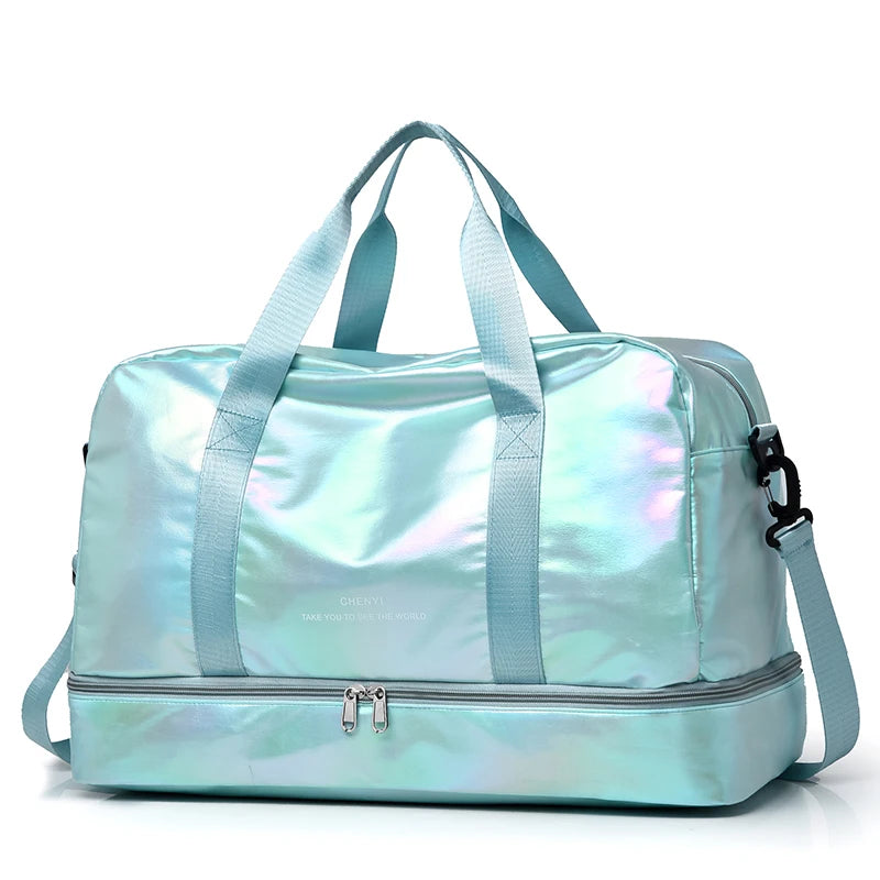 AOTTLA Women’s Travel Bag – Large Capacity Handbag & Shoulder Bag with Dry/Wet Separation for Sports, Fitness & Luggage