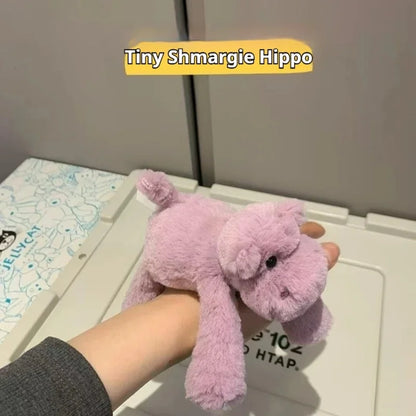 13cm Plush Mini Doll Set — Smaug Series Cat, Elephant, Rabbit, Monkey, Bear, Fox, Hippo & Dog Toys, Cute Birthday Gifts