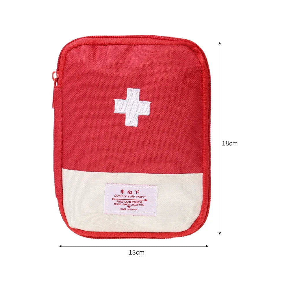 Portable Medicine Bag – Cute First Aid Kit Organizer, Medical Emergency Kit for Travel, Outdoor & Household Pill Storage