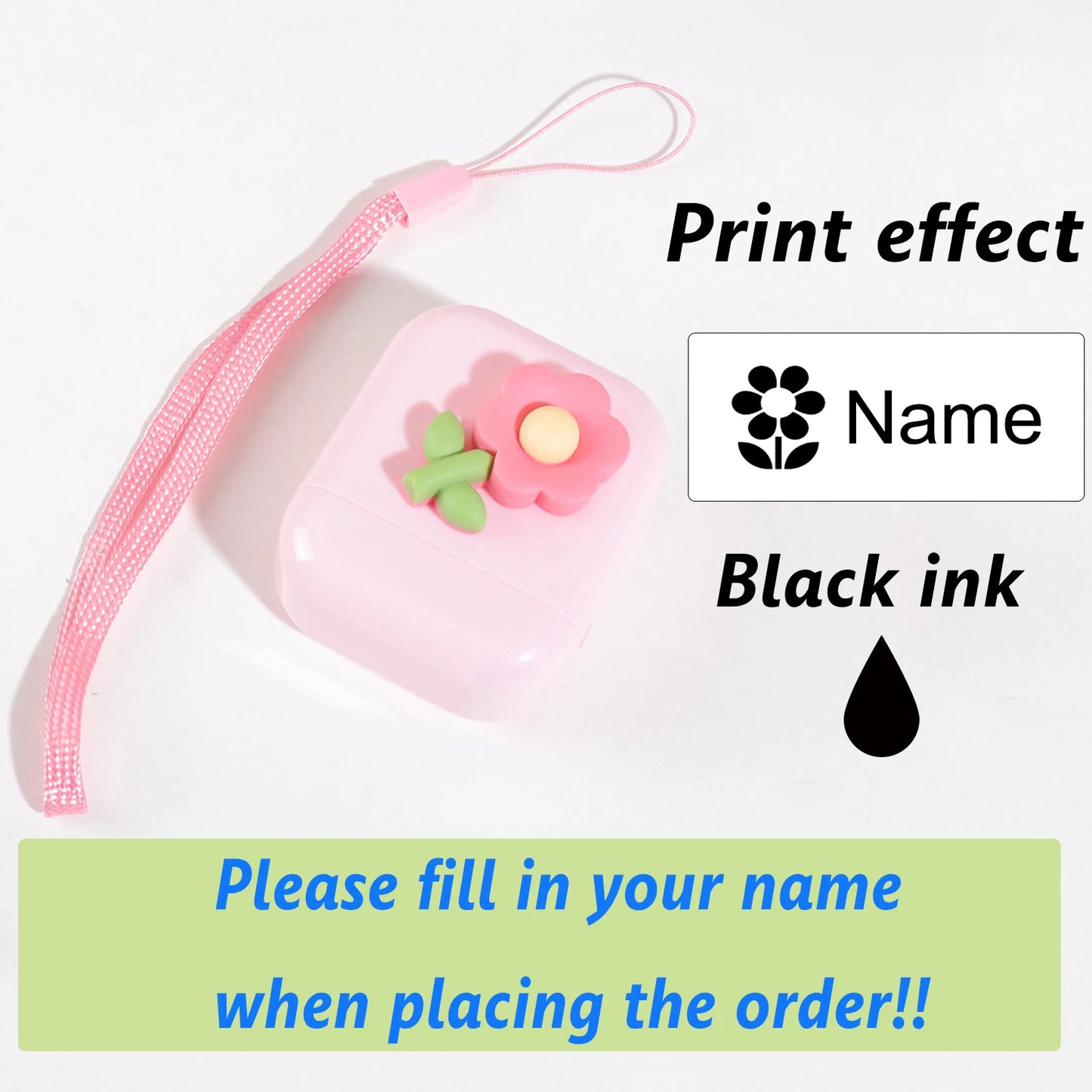 Custom Kids Name Stamp - Personalized Waterproof Clothing Label & Signature Seal