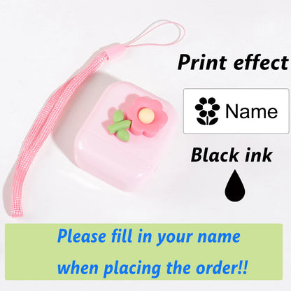 Custom Kids Name Stamp - Personalized Waterproof Clothing Label & Signature Seal