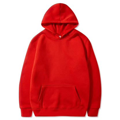 Solid Color Pocket Hoodie Sweatshirt - Unisex Casual Sports Pullover For Men And Women Multi Color Fashion Wear