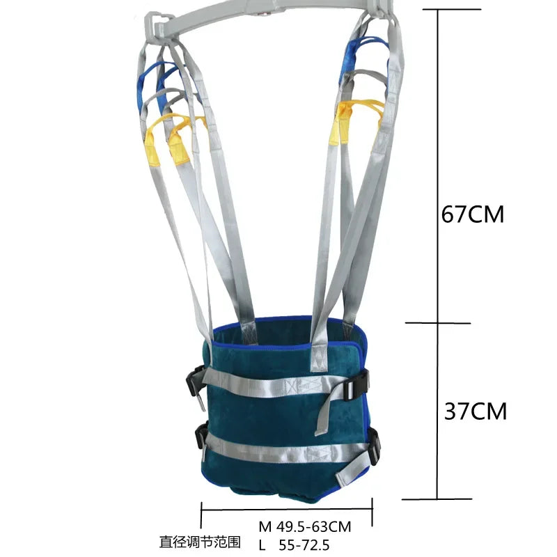 Adjustable Patient Lift Sling — Rehabilitation Walking & Standing Support Belt for Elderly and Disabled Care