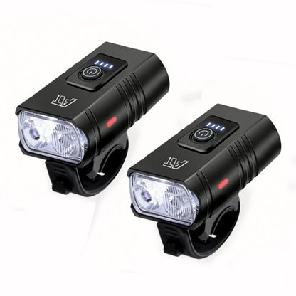 LED Bicycle Front Light - Type-C Rechargeable MTB Road Bike Headlamp, Easy-Install Cycling Accessory